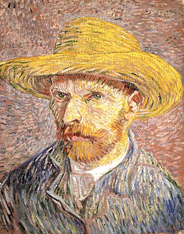 Otro auto retrato de Van Gogh al óleo 